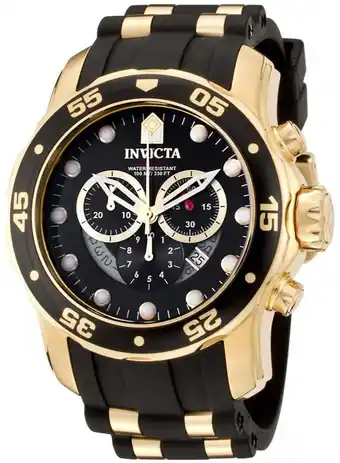 Walmart Invicta 6981 Mens Male Two Tone Rubber 48MM Quartz Analog Chronograph Watch offer