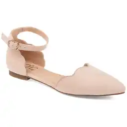 Walmart Journee Womens Lana Buckle Pointed Toe Ballet Flats offer