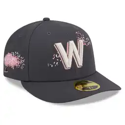 Walmart Men's New Era Graphite Washington Nationals 2022 City Connect Low Profile 59FIFTY Fitted Hat offer