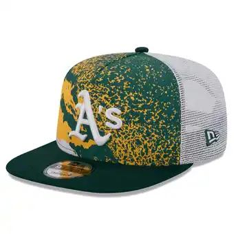 Walmart Men's New Era Green Athletics Court Sport 9FIFTY Snapback Hat offer