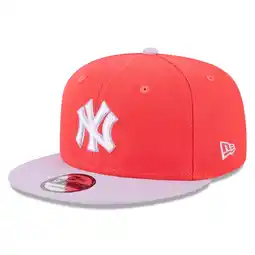 Walmart Men's New Era Red/Purple New York Yankees Spring Basic Two-Tone 9FIFTY Snapback Hat offer