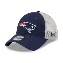 Walmart Men's New Era Navy/Natural New England Patriots Loyal 9TWENTY Trucker Hat offer