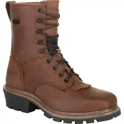 Walmart Rocky Square Toe Logger Composite Toe Waterproof Work Boot offer