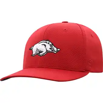 Walmart Men's Top of the World Cardinal Arkansas Razorbacks Reflex Logo Flex Hat offer