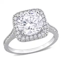 Walmart Everly Women's Cubic Zirconia Sterling Silver Engagement Ring offer