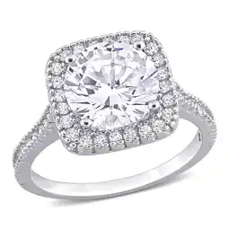 Walmart Everly Women's Cubic Zirconia Sterling Silver Engagement Ring offer