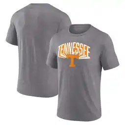 Walmart Men's Fanatics Gray Tennessee Volunteers Heritage Tri-Blend 3D Burst T-Shirt offer