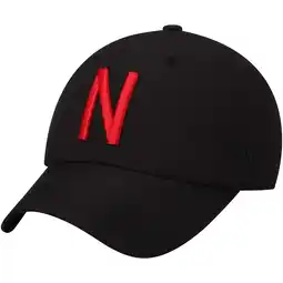 Walmart Men's Top of the World Black Nebraska Huskers Staple Adjustable Hat offer