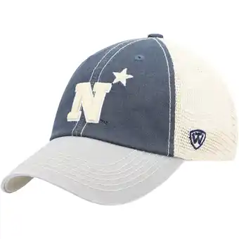 Walmart Men's Top of the World Navy/Tan Navy Midshipmen Offroad Trucker Hat offer