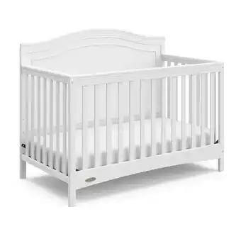 Walmart Graco Paris 4-in-1 Convertible Baby Crib, White offer