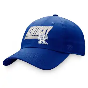 Walmart Men's Top of the World Royal Kentucky Wildcats Slice Adjustable Hat offer