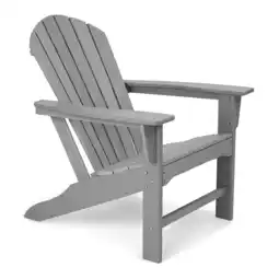 Walmart Edyo Living HDPE Plastic Durable Outdoor Patio Lawn Adirondack Chair, Gray offer