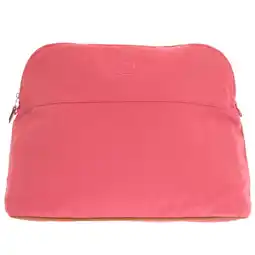 Walmart Pre-Owned Hermes Bolide Pouch TGM 34 Canvas Pink 0234 HERMES (Good) offer