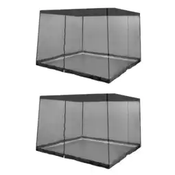 Walmart Z-Shade Bug Screen 13' x 13' Instant Gazebo Screenroom (Screen Only) (2 Pack) offer