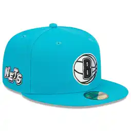 Walmart Men's New Era Teal Brooklyn Nets 2023/24 City Edition Alternate 59FIFTY Fitted Hat offer