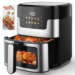 Walmart Suodoka 10 in 1 Air Fryer 6 Qt Capacity, Compact Countertop with Nonstick Basket, 400F Air Crisp offer