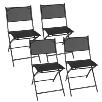 Walmart Costway Set of 4 Outdoor Patio Folding Chairs Camping Deck Garden Pool Beach Furniture offer