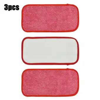 Walmart 3PCS Mop Cloth Soft Washable Effective Mop Rectangle Pads Cloth for Swiffer for Wetjet Red offer