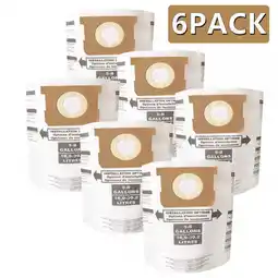 Walmart 6-pack for Shop-Vac 90661 Bag Type E 5-8 Gallon Vacuum 9066100 offer