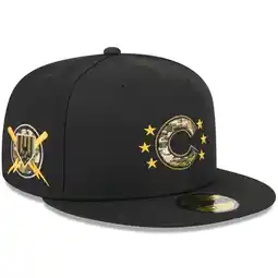 Walmart Men's New Era Black Chicago Cubs 2024 Armed Forces Day On-Field 59FIFTY Fitted Hat offer