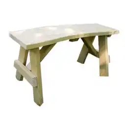 Walmart Creekvine Designs FB48CCVD 48 in. Treated Pine Curved Bench offer