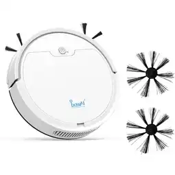 Walmart HBBKVI Smart Cleaning Robot, 1500mAh Battery, Strong Suction, Wet/Dry Mop, for Pet Hair & Debris offer