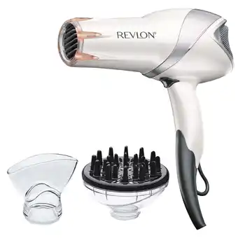 Walmart Revlon 1875W Infrared Heat + Ceramic Hair Dryer, White offer