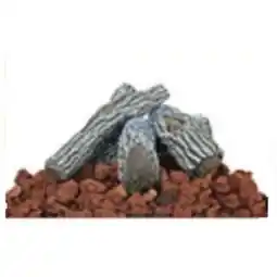 Walmart Import LOG-KIT Lava Rocks & Log Kit For Gas Burning Fire Pits offer