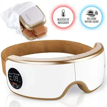 Walmart SereneLife SLEYMSG40 - Smart Eye Massager with Heat & Pressure Point Therapy offer