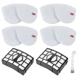 Walmart HONGDI Vacuum Cleaner Filter Replacement Parts Kit for Shark Upright UV725 ZU560 CU530 offer