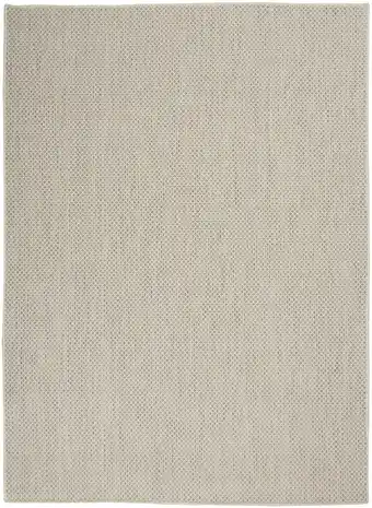 Walmart Nourison Courtyard Indoor/Outdoor Ivory Silver 5' x 7' Area Rug, (5x7) offer