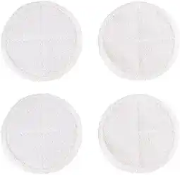 Walmart 4-Pack Spin Mop Pads Compatible BISSELL Spinwave Replacement Mop Pads, Orange, 2124 2039 offer