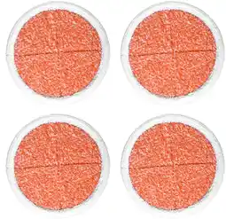 Walmart 4-Pack Spin Mop Pads Compatible BISSELL Spinwave Replacement Mop Pads, Orange, 2124 2039 offer