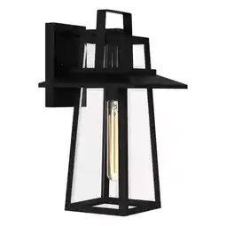 Walmart Quoizel Dev8408 Devonport 16 Tall Outdoor Wall Sconce - Black offer