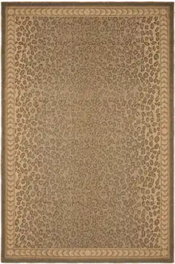 Walmart Safavieh Courtyard Candace Cheetah Print Indoor/Outdoor Area Rug, 6'7 x 9'6, Natural/Gold offer