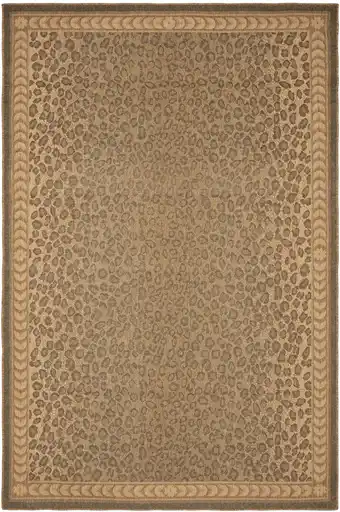 Walmart Safavieh Courtyard Candace Cheetah Print Indoor/Outdoor Area Rug, 6'7 x 9'6, Natural/Gold offer