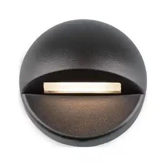 Walmart WAC Lighting LED 12V Round Deck and Patio Light Black offer