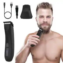 Walmart Christmas Clearance!CzestPyake Men's Shaver LCD Electric Shaver Body Hair Armpit Hair Leg Hair offer