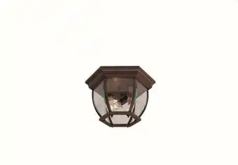 Walmart Minka Great Outdoors - Wyndmere - 3 Light Outdoor Flush Mount In Traditional offer