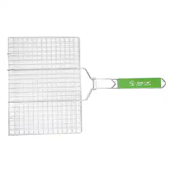 Walmart BBQ Fish Grilling Basket Vegetables Chicken Foldable Grill Net Accessory offer