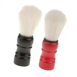 Walmart 2 x Shaving Brush, Handmade Shave Brush for Men with Handle, Tool Wet Shaving offer