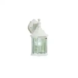 Walmart Kichler Builder 9776WH Chesapeake 1 Light Outdoor Wall Lantern in White offer