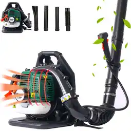 Walmart Seizeen 78 m/s at 530 CFM 52cc Gas Powered Backpack Leaf Blower, Adjustable Strap & Handle offer