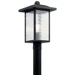 Walmart Kichler 49927 Capanna 18 Tall Outdoor Single Head Post Light - Black offer