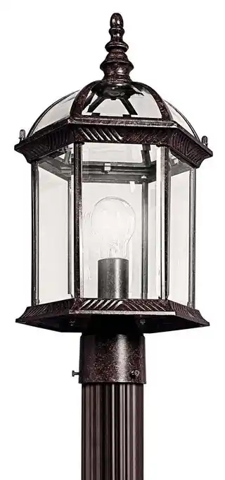 Walmart Kichler Lighting - Barrie - 10W 1 LED Outdoor Post Lantern - with Traditional offer