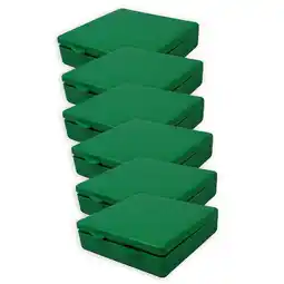 Walmart Romanoff Products Romanoff Micro Box Plastic 4 x 4 x 1 Green 6/Bundle (ROM60405-6) offer