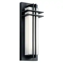 Walmart Kichler Lighting - LED Outdoor Wall Mount - Manhattan - 12.5W 1 Led Small offer