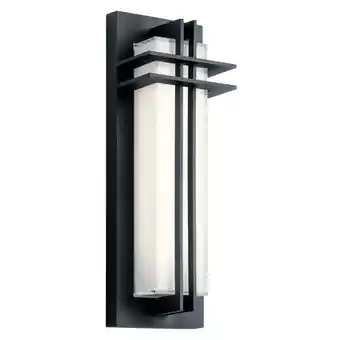 Walmart Kichler Lighting - LED Outdoor Wall Mount - Manhattan - 12.5W 1 Led Small offer