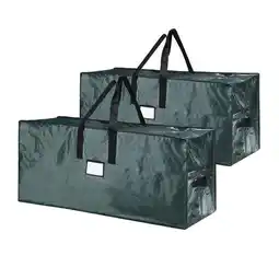 Walmart Large Christmas Tree Storage Bags, Green - 7.5 ft. - Pack of 2 offer