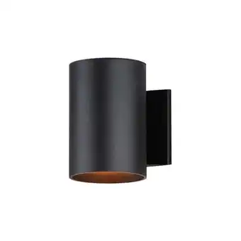 Walmart Maxim 26101BK 7.25 in. Outpost 1-Light Outdoor Wall Sconce, Black offer